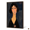 Amedeo Modigliani,Young woman with rose, Margherita,large wall art,framed wall art,canvas wall art,large canvas,M2238