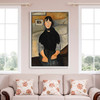 Amedeo Modigliani,Young Woman of the People,large wall art,framed wall art,canvas wall art,large canvas,M2237