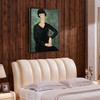 Amedeo Modigliani,Woman in a Blue Dress, Seated, 1919,large wall art,framed wall art,canvas wall art,large canvas,M2232