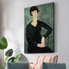 Amedeo Modigliani,Woman in a Blue Dress, Seated, 1919,large wall art,framed wall art,canvas wall art,large canvas,M2232