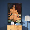Amedeo Modigliani,Seated Nude, 1917,large wall art,framed wall art,canvas wall art,large canvas,M2230