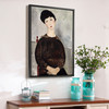 Amedeo Modigliani,Seated Girl with Dark Hair, 1918,large wall art,framed wall art,canvas wall art,large canvas,M2229