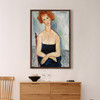 Amedeo Modigliani,Redheaded Girl,large wall art,framed wall art,canvas wall art,large canvas,M2226