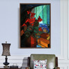 Alvar Cawen,Still Life with a Red Cyclamen,large wall art,framed wall art,canvas wall art,large canvas,M2204