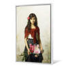 Alexei Alexevich Harlamoff,Young girl with blossoms,large wall art,framed wall art,canvas wall art,large canvas,M2194