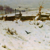 Ludvig Munthe,Winter landscape 1873,art prints,Vintage art,canvas wall art,famous art prints,q2002