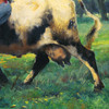 Julien Dupré,The stubborn cow,art prints,Vintage art,canvas wall art,famous art prints,q1993