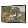 Yoshida Hiroshi,Small Town in Chugoku District,japanese painting,large wall art,framed wall art,canvas wall art,large canvas,M2176