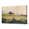 Winslow Homer,shepherdess Of Houghton Farm,large wall art,framed wall art,canvas wall art,large canvas,M2155