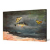 Winslow Homer,fish And Butterflies,large wall art,framed wall art,canvas wall art,large canvas,M2140