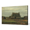 Vincent van Gogh,Farm with Stacks of Peat,large wall art,framed wall art,canvas wall art,large canvas,M2084
