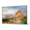 Thomas Moran,Cliffs of Green River, Wyoming, 1874,large wall art,framed wall art,canvas wall art,large canvas,M2058