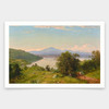 John Frederick Kensett,Camel's Hump from the Western Shore of Lake Champlain,art prints,Vintage art,canvas wall art,famous art prints,q1795