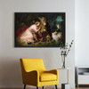 Sir Edwin Henry Landseer,Scene from A Midsummer Night's Dream - Titania and Bottom,large wall art,framed wall art,canvas wall art,M2012