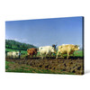 Rosa Bonheur,Ploughing in Nivernais,large wall art,framed wall art,canvas wall art,large canvas,M2002