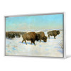 Rosa Bonheur,Bison in the Snow,large wall art,framed wall art,canvas wall art,large canvas,M1999