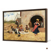 Raffaello Sorbi,The Harvest Dance,Dance in the yard,large wall art,framed wall art,canvas wall art,large canvas,M1981