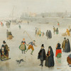 Hendrick Avercamp,A Scene on the Ice,art prints,Vintage art,canvas wall art,famous art prints,q1727