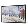 Paul Signac,Snow, Boulevard de Clichy, Paris, 1886,large wall art,framed wall art,canvas wall art,large canvas,M1941
