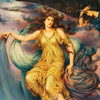 Evelyn De Morgan,The Storm Spirits,art prints,Vintage art,canvas wall art,famous art prints,q1681