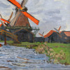 Claude Monet,Windmills near Zaandam,art prints,Vintage art,canvas wall art,famous art prints,q1647