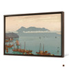 Ohara Shoson,Fishing Boat Scenery,japanese painting,large wall art,framed wall art,canvas wall art,large canvas,M1900