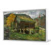 Nikolai Astrup,Storehouse in Jolster,Uphill Chalet,large wall art,framed wall art,canvas wall art,large canvas,M1895