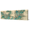 Sun Zhi,Blue Mountain,Chinese Landscape,Above Bed Decor,Narrow Horizontal Wall Art,large wall art,framed wall art,canvas wall art,M256