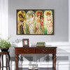 Mary Golay,Four Flower Maidens,large wall art,framed wall art,canvas wall art,large canvas,M1868