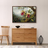 Martin Johnson Heade,Orchids and Hummingbird,large wall art,framed wall art,canvas wall art,large canvas,M1864