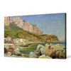 Louis Gurlitt,A Fishing Village at Capri,large wall art,framed wall art,canvas wall art,large canvas,M1834