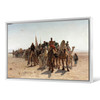 Leon Belly,Pilgrims going to Mecca, 1861,large wall art,framed wall art,canvas wall art,large canvas,M1824