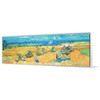 Vincent Van Gogh,Wheat Fields with Reaper, Auvers,canvas print,canvas art, canvas wall art,extra large canvas art,large canvas wall art p288