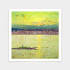 Childe Hassam,Sunset,Dusk seascape,art prints,Vintage art,canvas wall art,famous art prints,V6999