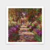 Claude Monet,A Pathway in Monets Garden Giverny,art prints,Vintage art,canvas wall art,famous art prints,V7001