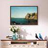 John Frederick Kensett,Beacon Rock, Newport Harbor,large wall art,framed wall art,canvas wall art,large canvas,M1746