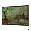 John Atkinson Grimshaw,Under the Silvery Moonbeams,large wall art,framed wall art,canvas wall art,large canvas,M1730