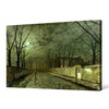 John Atkinson Grimshaw,Silver Moonlight,large wall art,framed wall art,canvas wall art,large canvas,M1721