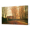 John Atkinson Grimshaw,Going to Church,large wall art,framed wall art,canvas wall art,large canvas,M1706