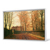 John Atkinson Grimshaw,Going to Church,large wall art,framed wall art,canvas wall art,large canvas,M1706