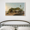 Jean-Leon Gerome,Leaving the Oasis, 1880,large wall art,framed wall art,canvas wall art,large canvas,M1678