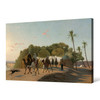 Jean-Leon Gerome,Leaving the Oasis, 1880,large wall art,framed wall art,canvas wall art,large canvas,M1678