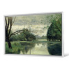 Jean Baptiste Camille Corot,The Duck Pond,large wall art,framed wall art,canvas wall art,large canvas,M1639