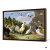 Jan van, the Elder Kessel,Wooded Landscape With A Cock, Turkey, Hens And Other Birds, 17th Century Oil On Canvas Photograph,large wall,M1615