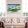 Hokusai,The Lake at Hakone in Sagami Province,japanese painting,large wall art,framed wall art,canvas wall art,large canvas,M1548