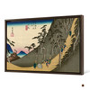 Hiroshige,Nissaka,traveler on a steep road,japanese painting,large wall art,framed wall art,canvas wall art,large canvas,M1541