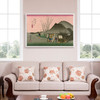 Hiroshige,Mariko,Teahouse painting,japanese painting,large wall art,framed wall art,canvas wall art,large canvas,M1539