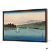 Hiroshige,Fukeiga,sailboat in lake,japanese painting,large wall art,framed wall art,canvas wall art,large canvas,M1520