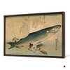 Hiroshige,Bora zu,a fish,japanese painting,large wall art,framed wall art,canvas wall art,large canvas,M1516