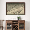Hiroshige,Asukayama no bosetsu,walking in the snow,japanese painting,large wall art,framed wall art,canvas wall art,large canvas,M1515